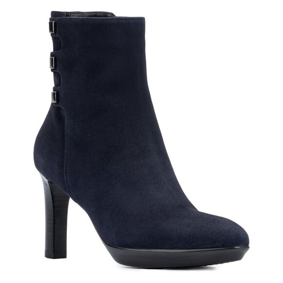 Aquatalia Romea Weatherproof Suede Boot, Blue - Picture 1 of 4